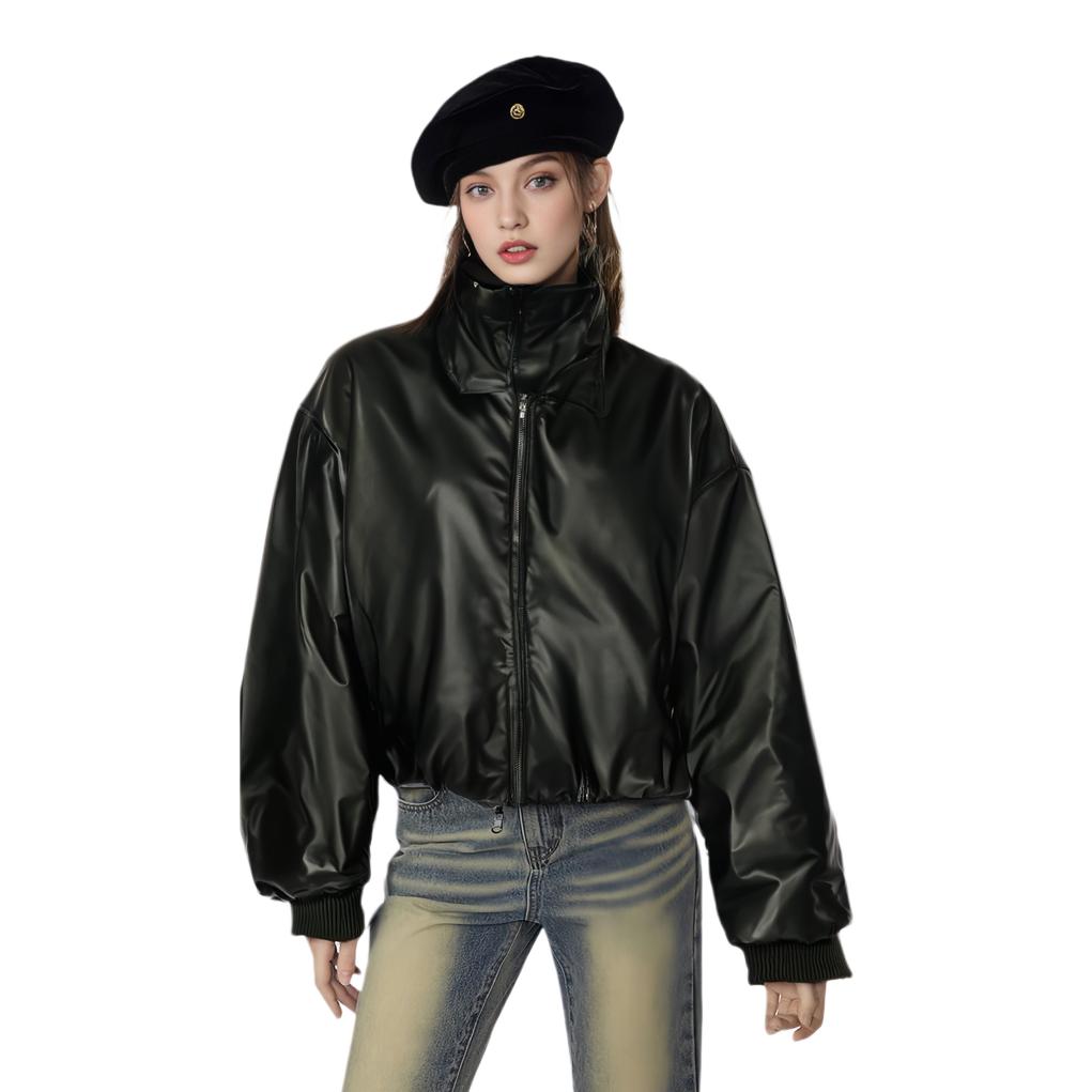 Levis Casual Minimalist Short Comfortable Down Jacket Women Jackets Black 002Q8-0000