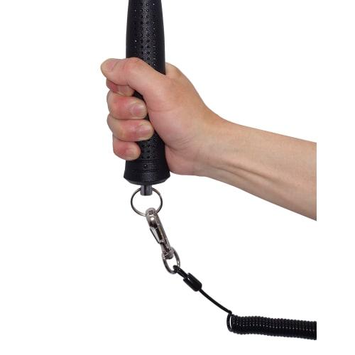 KAKUI Scaffolding Hammer Short with Safety Ring (Carabiner Tool Holder, One-Touch Detachable), Hammer Head 40mm, S-40, Silver/Black