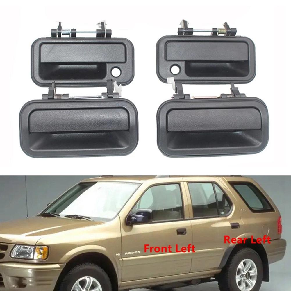 IZ1521106 Samochód Czarny Zewnętrzny Tylny Prawy Klamki Zamiennik dla Isuzu Rodeo Pickup 1998 1999 2000 2001 2002 2003