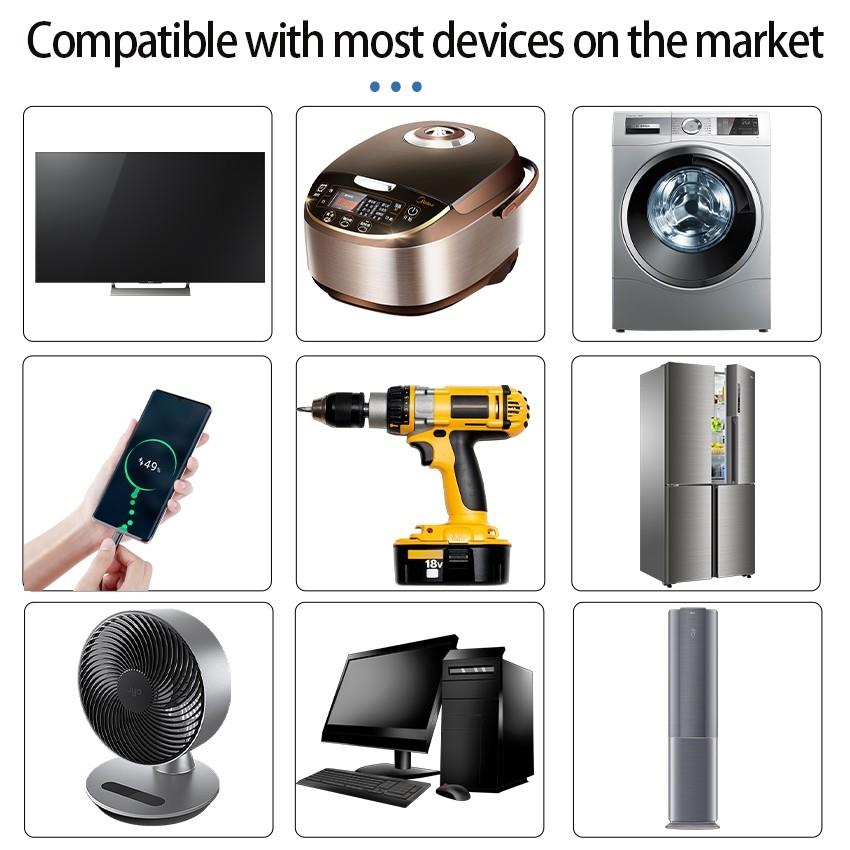 Portable Solar Power Inverter Pure Sine Wave  DC12V 24V To AC 220V Trave Truck Car Converter Home Appliance