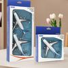 1/2Pcs Inertia Airplane Airliner Toys Children Simulation Alloy Pull Back Airplane Toy Model Boys Gift Desktop Ornament