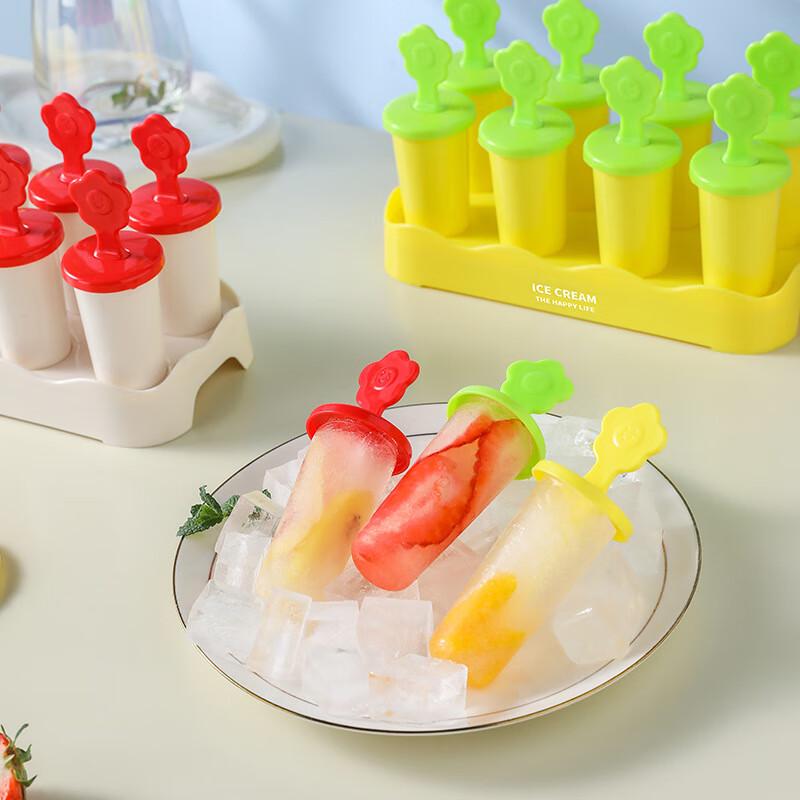 

Flower Shaped Ice Cream & Popsicle Mold Set