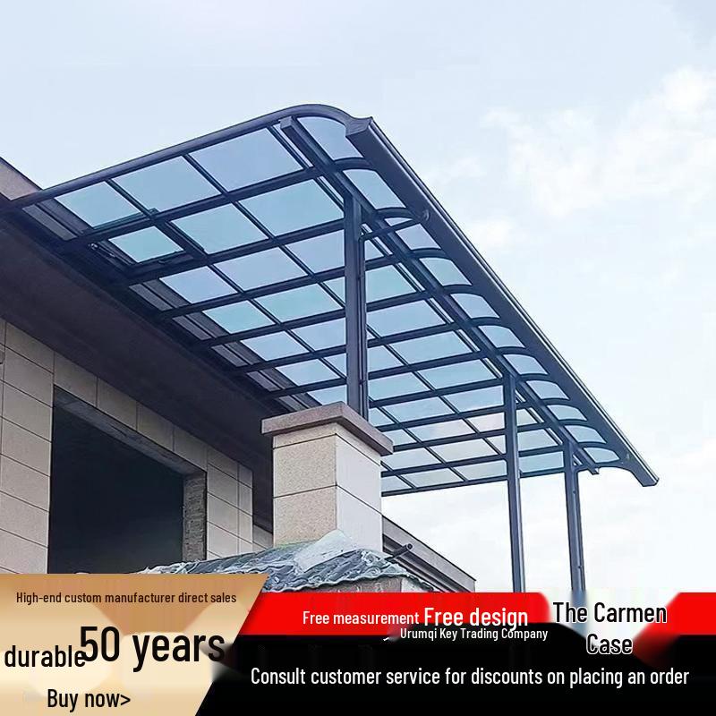 Regen- und Sonnenschutz-Markise aus Aluminiumlegierung für Terrassen und Balkone