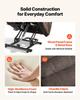 Power Lift Recliner Chair, Dual Motor, Medium Electric Lift Chair with Heat and Massage for Elderly, Infinite Position Adjustment, Chenille Fabric,