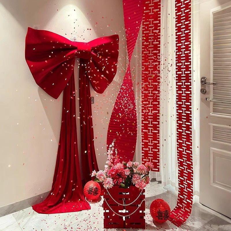 Velvet Bow Wedding Room & Display Decoration