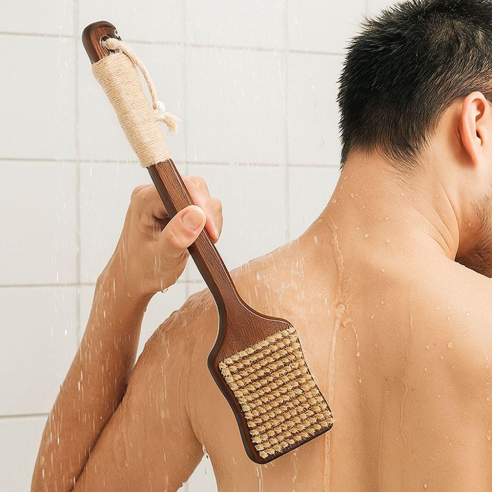 

Soft Bristles Long Handle Brush Ergonomic Bath Exfoliating Brush Back Scrubber Skin Cleanser Style 3