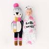 2Pcs/Set Newborn Swaddle Blanket Baby Cocoon Sleeping Bag Muslin Wrap Headband