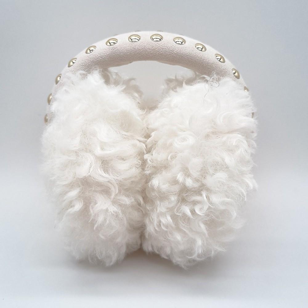 Cold Protection Foldable Earmuffs Thickened Soft Plush Earflaps  For Women Men Outdoor