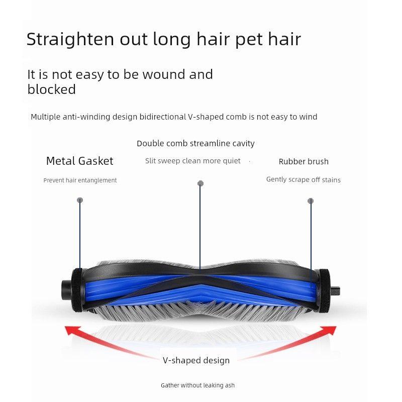 Suitable for Ecovacs Sweeping Robot Roller Brush N30/N50/T50/X11/X8 Pro/T80/X9 Accessories