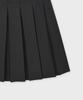 Pallet Double Layered Pleated Skirt Charcoal