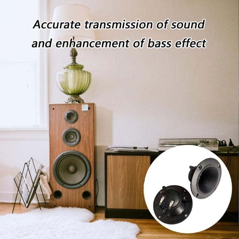 95mm Horn Tweeter Speaker Piezoelectric Horn Tweeter High Frequency Sound Durability Plastic Build For Sound Enthusiasts