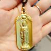gold tathagata buddha pendant