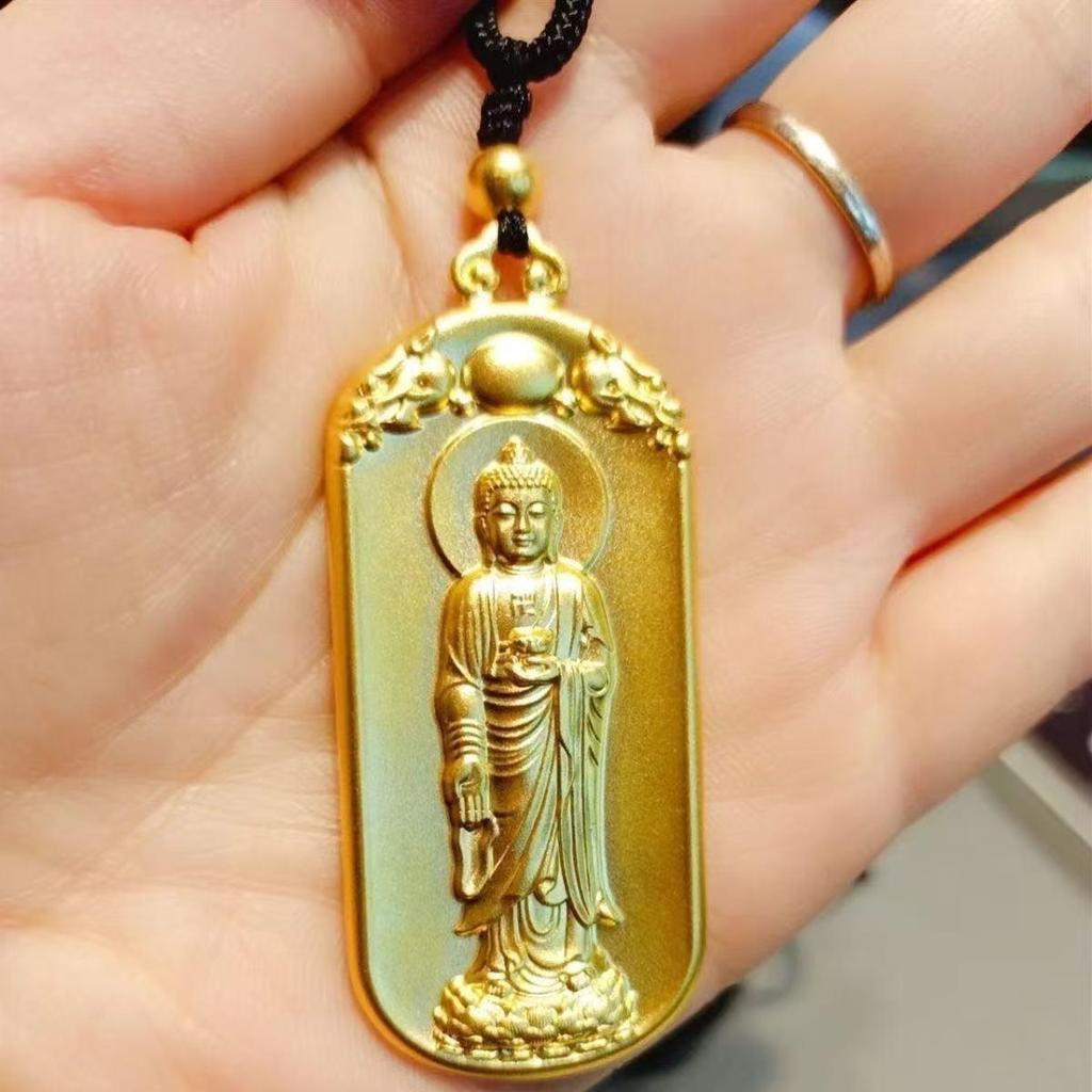 2026 Gold Tathagata Buddha Pendant for Men: Versatile Safety Amulet