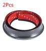 For Wide-Body Side Skirt 2M*4Cm (Pair)-Carbon Fiber tion