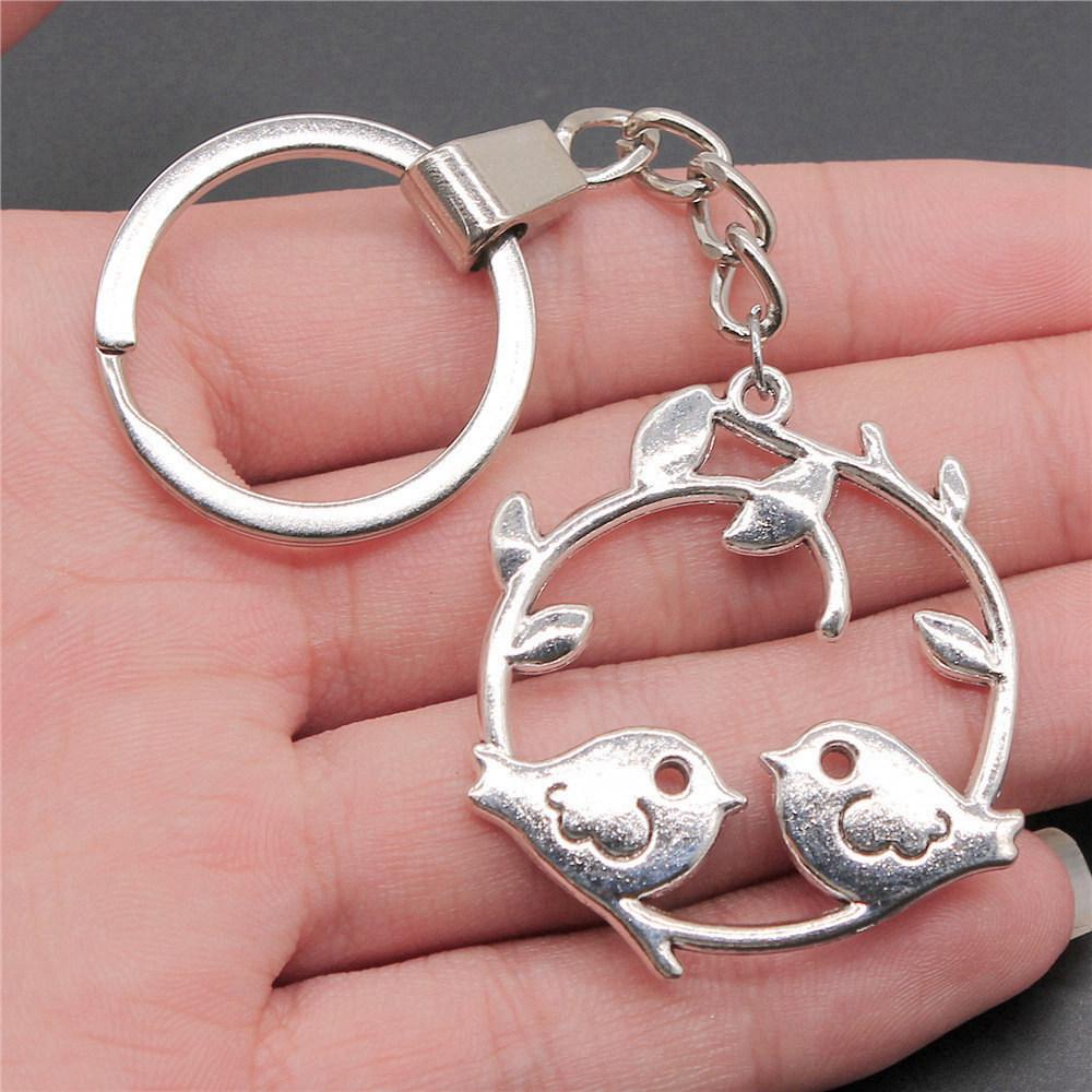 30mm Keychains Butterfly Bird Kids' Jewelry Materials QY010