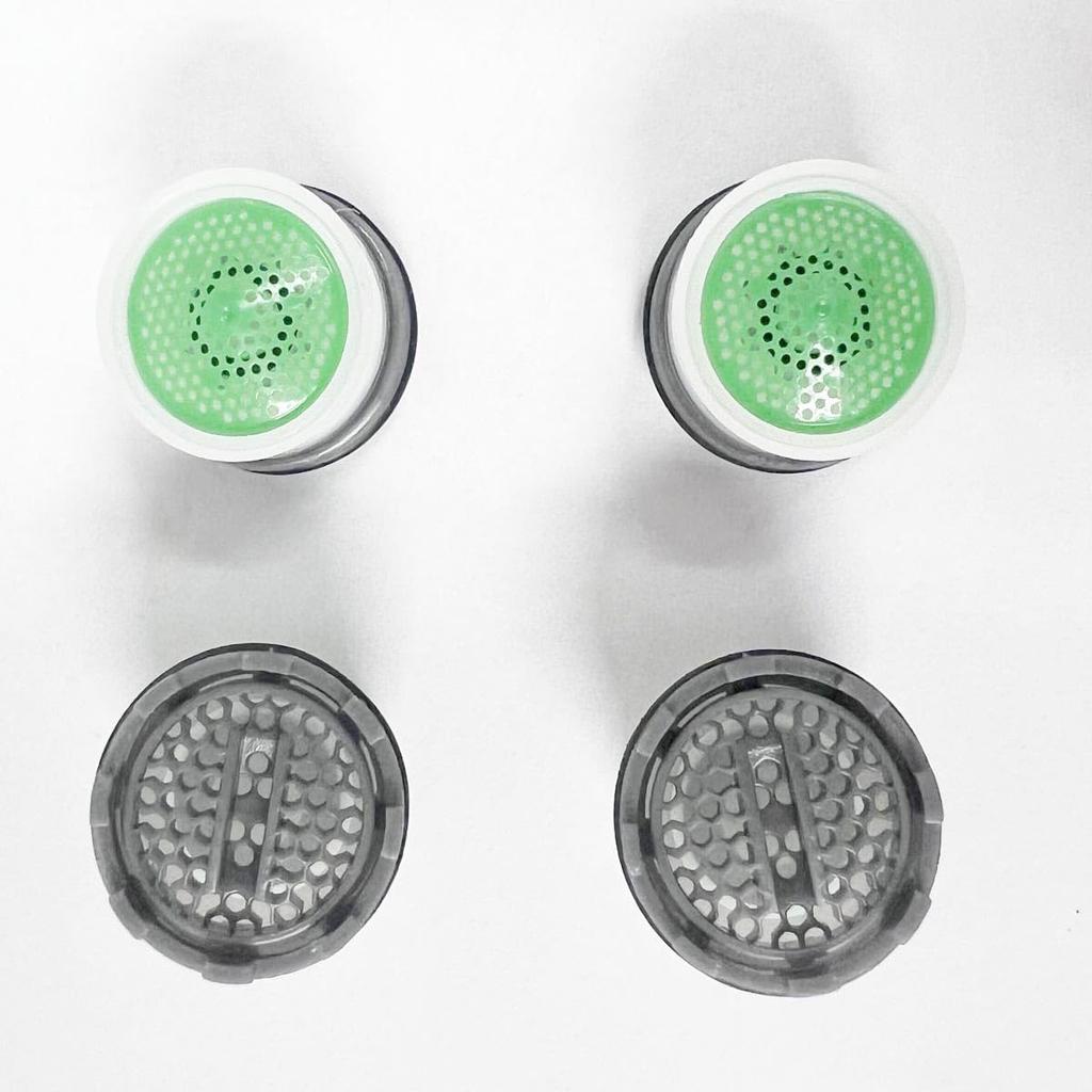 M16.5 Cache Aerator Faucet, Replacement Cache Aerator for Sink M16.5, 4Pcs Tap Aerators Flow Restrictor and 1Pcs Faucet Aerator Key