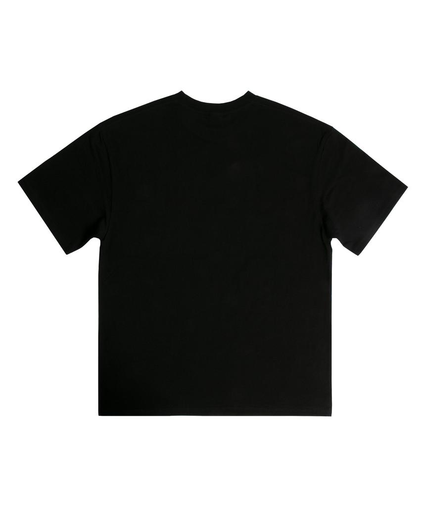 BLUFF Dinosaur Cotton T-Shirt [Black]