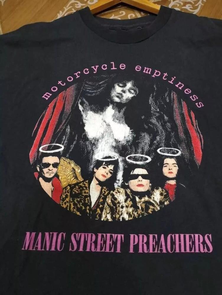 Manic Street Preachers Band Black Full Size Shirt Unisex T-Shirt S