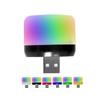 1PCS RGB USB LED Night Light 3W Mini Portable LED Lamp for Mobile Power Laptop Reading Lightiing Room Decoration