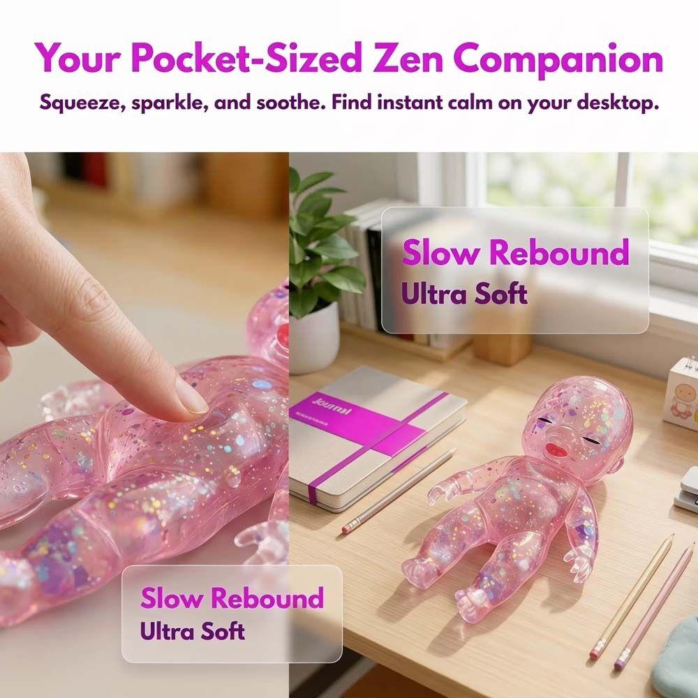 Colorful Ugly Doll Squishy Toy Simulation Baby Slow Rebound Toy Natasha Fidget Toys Girls Toys
