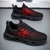 Summer Men's High Quality Sneaker Casual Sport Tennis Shoes Solid Color Breathable Lace-up Outdoor Running Training Shoes