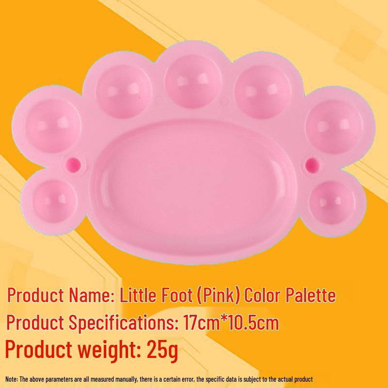 Children's Plastic Color Mixing Palette for Gouache Paints