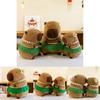 Adorable Summer Beach Capybara Plush Toy Soft Stuffed Animal Doll For Girls