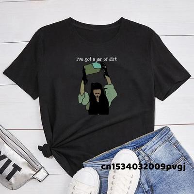 I Got A Jar of Dirt T-Shirt Damen Sommer Johnny Depp Jack Sparrow T-Shirt Gerechtigkeit für Johnny Hearsay Grafik T-Shirts Kleidung Unisex