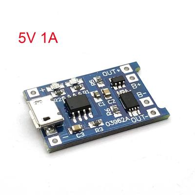 Micro USB 5V 1A TP4056 Lithium Battery Charger Module Charging Board With Protection Dual