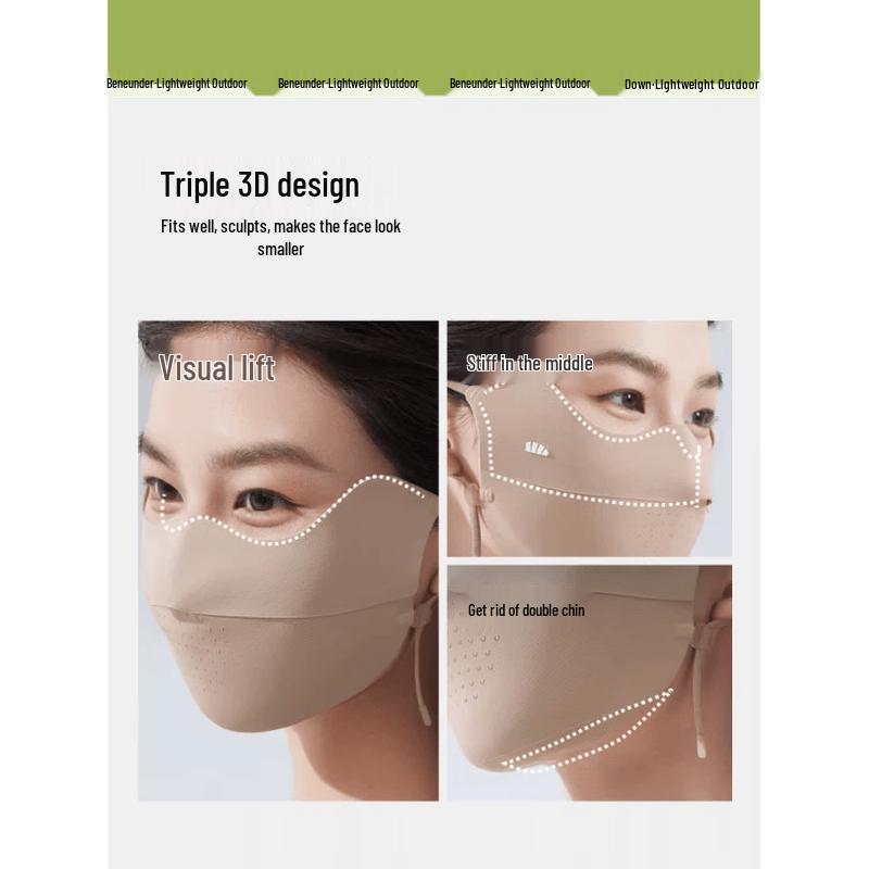 Beneunder AL203 Seamless Sun Protection Mask