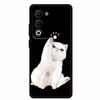 Coque For OPPO A5m A5i Pro Case Cartoon Cat Black Silicone TPU Soft Phone Case For OPPO A5 5G 4G Global Back Cover Case Funda