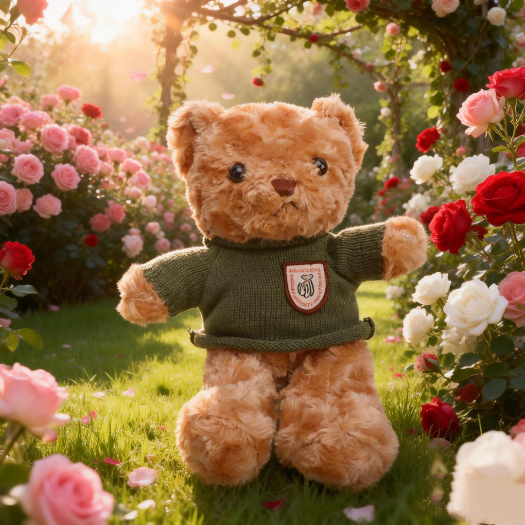 Нетоксичный Кавайный Плюшевый Мишка в Свитере Мягкая Игрушка Мишка на День Святого Валентина Романтический Подарок для Детей Друга 28cm