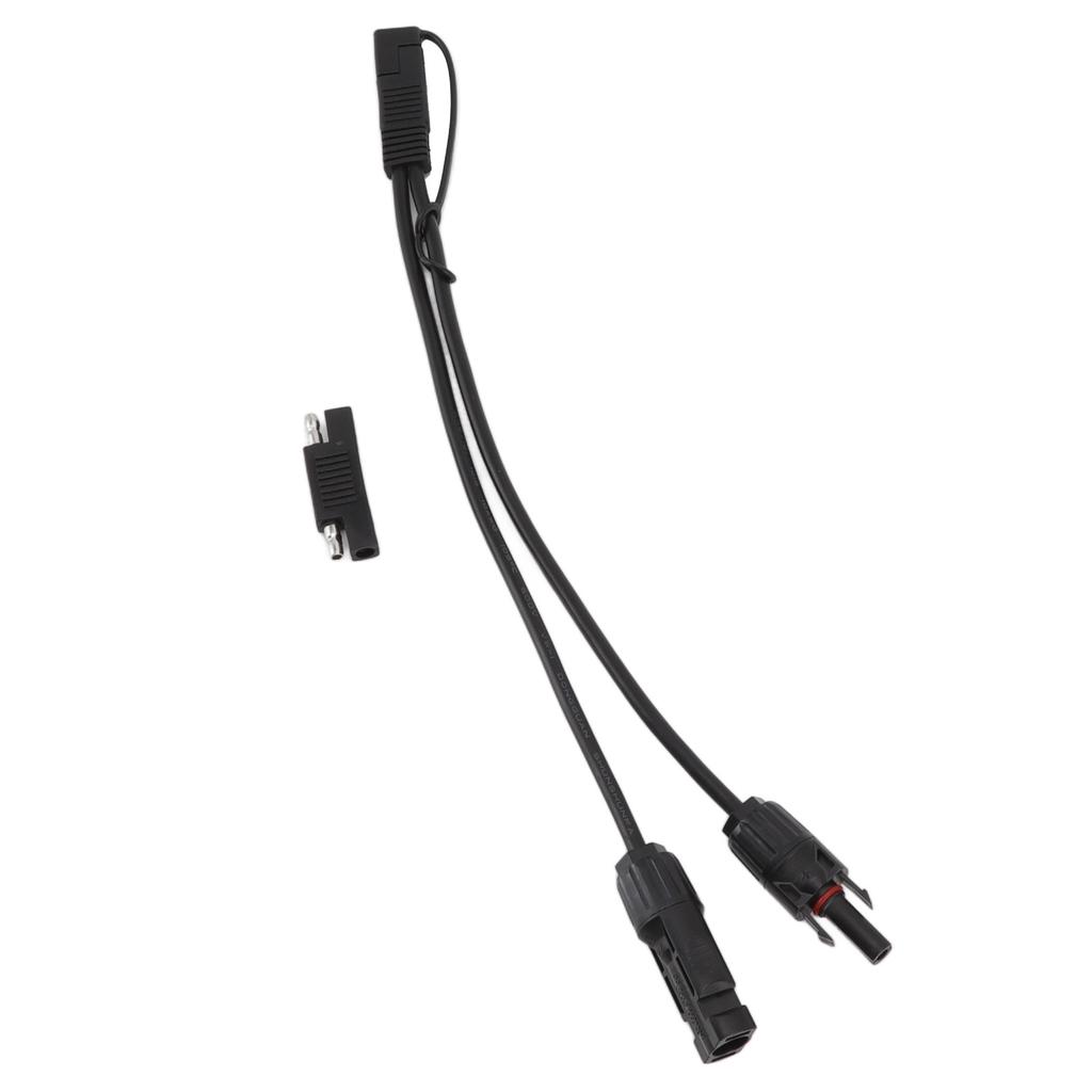 10AWG Solar Panel to SAE Adapter Cable SAE Solar Extension Cable for Automobiles Motorcycles 0.35m
