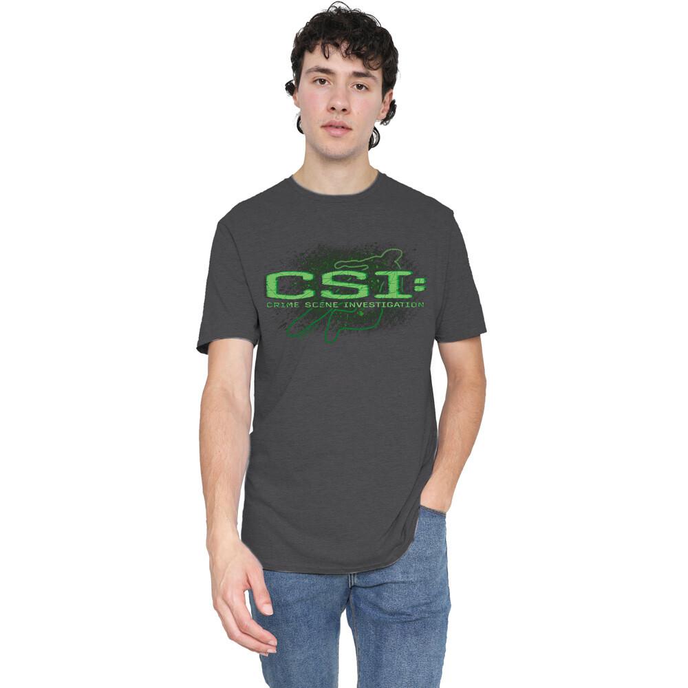 Csi Sketchy Shadow T-Shirt S-2XL Charcoal L