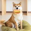 2PCS Dog Squeaky Toy Burger Shape Non-Toxic Vinyl Pets Chew Play Toy for Teeth Cleaning and Active Play