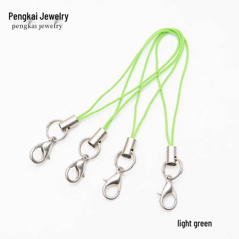 DIY šperky doplňky: 303 Karabina s dvojitým kroužkem šňůrka na mobilní telefon