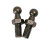 X AUTOHAUX Gas Strut Ball Stud Ball Stud Bolts Ball Bolts 10mm M8x15mm Black for Gas Strut Shock 4 Sets