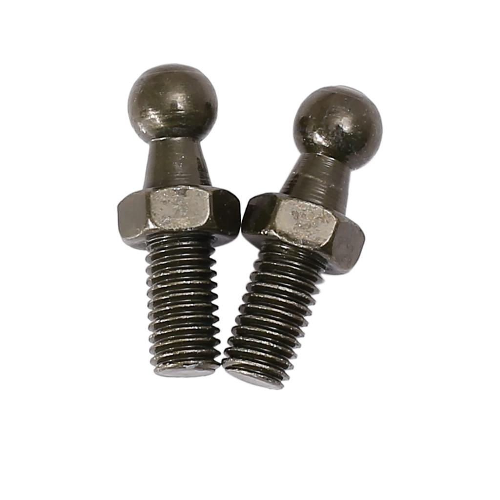 X AUTOHAUX Gas Strut Ball Stud Ball Stud Bolts Ball Bolts 10mm M8x15mm Black for Gas Strut Shock 4 Sets