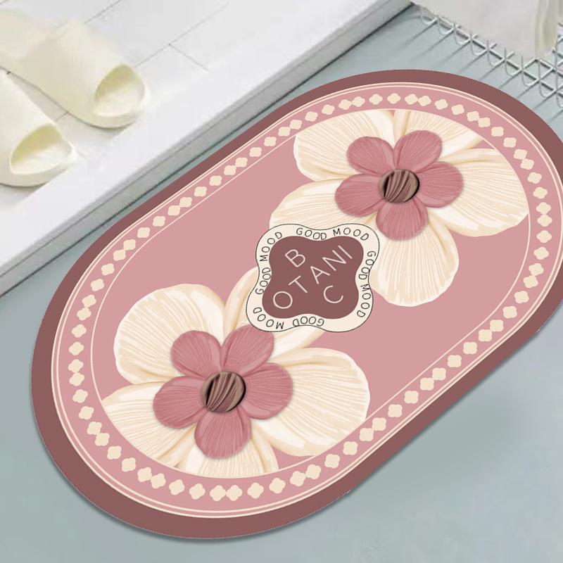 Eingangstürmatte, minimalistischer Stil, Haushaltstürmatte, Teppich, Badezimmer, Schlafzimmer, rutschfest, langlebig, saugfähiger Teppich