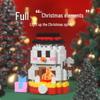Santa Claus Micro Bricks Educational Toy - Compatible with LEGO, Building Blocks for Kids