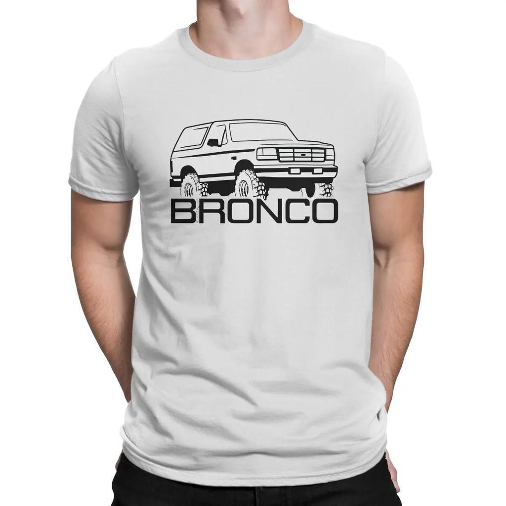 XLT Creative TShirt for 1992-1996 Ford Bronco Round Neck Basic T Shirt Hip Hop Gift Clothes OutdoorWear Unisex