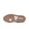 Anta Fashionable Comfortable Versatile Synthetic Leather Low-Top Sneakers Women Sneakers Beige 122548066-3
