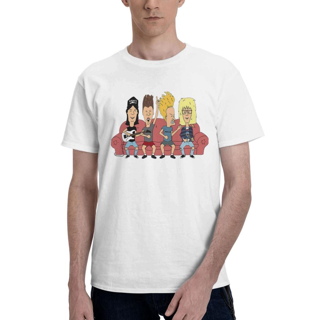 Beavis And Butthead 100 Cotton Casual Breathable Confortable Tops Funny Mens TShirts Mens Tops