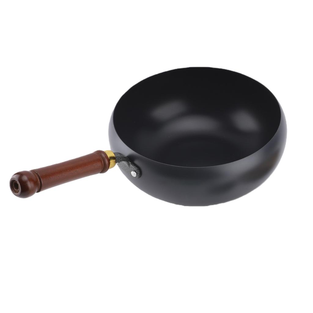 Big Belly Pot Comfortable Grip Ergonomic Handle Uncoated Non Stick Multifunctional Bowl Stir Fry Pan