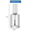 Factory Direct Sales In Stock Nail Polish Bottle Empty Glass Bottle Brush with Lid Nail Polish Sub-Packaging Blush Glue Medicine Bottle Lot