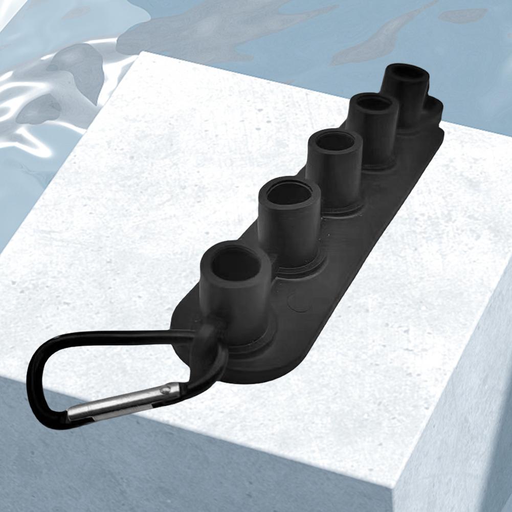 Sprühdüsen-Set Halter Hochdruckreiniger Düsenhalter 5/7 Löcher Waschverlängerung 1/4 Zoll Schnellkupplung Hält 5/7 Düsenspitzen