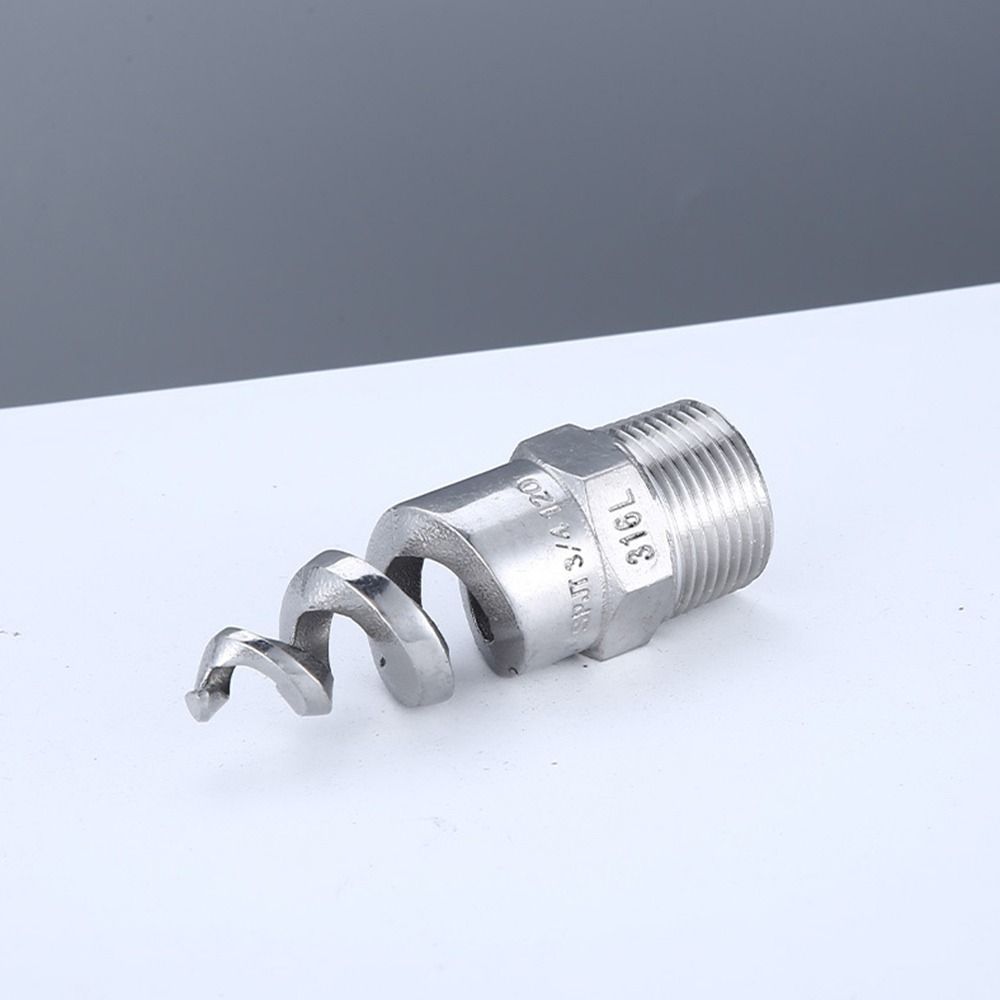 316L Stainless Steel Spiral Nozzle Silver Atomization Nozzle  Agricultural Spray