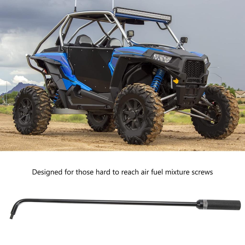 Ongwan Pilot Screw Adjustment Driver, Carburetor Adjustment Tool, L-Shaped Carb Air Screw Adjustment Tool for ATVs, UTVs, and Snowmobiles