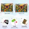 DIY Flower Plastic Large Capacity Diamond Painting Storage Box Exquisite Craft Supplies Storage Box for Home Holiday Gifts