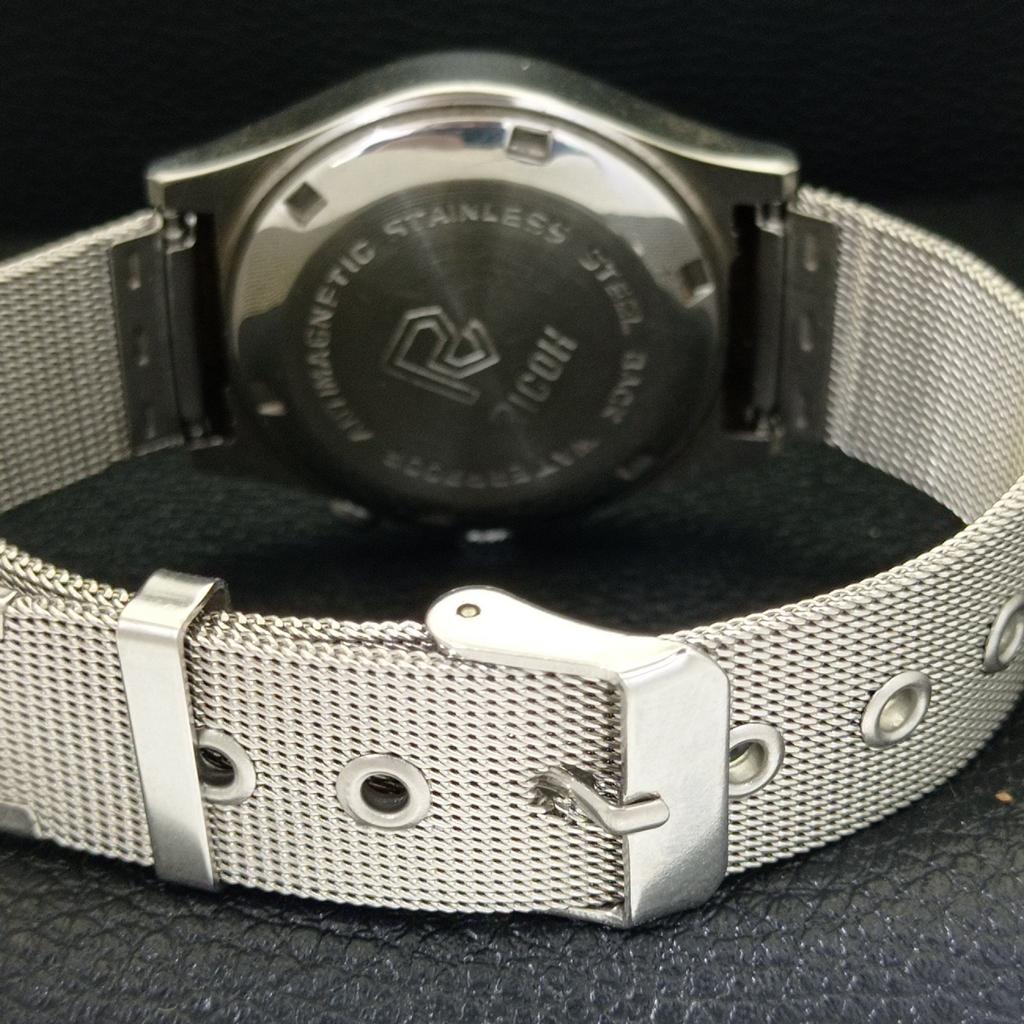 ZEGAREK MĘSKI VINTAGE RICOH R31 AUTOMATIC JAPAN CZARNY KOLOR TARCZY a500604-5 R153-a500604
